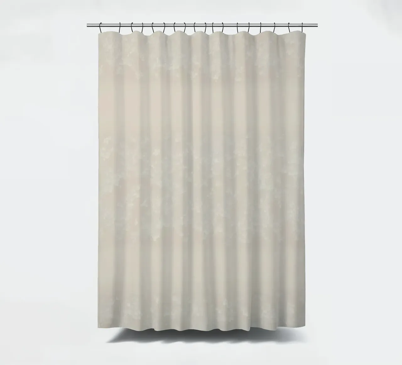 Zacht beige abstract achtergrondontwerp douchegordijn van DesignDoodle