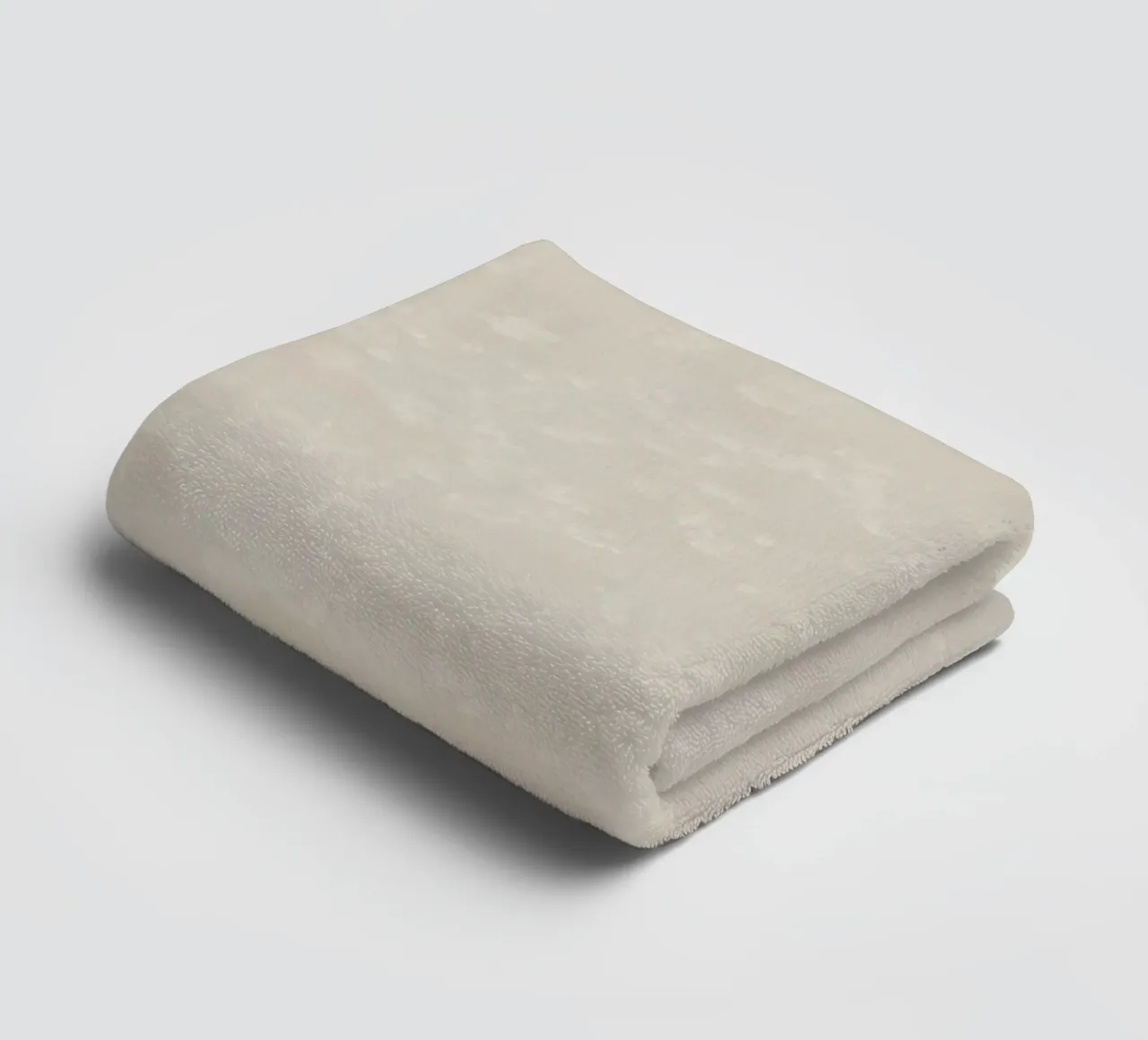 Soft textured beige abstract background design towel by DesignDoodle
