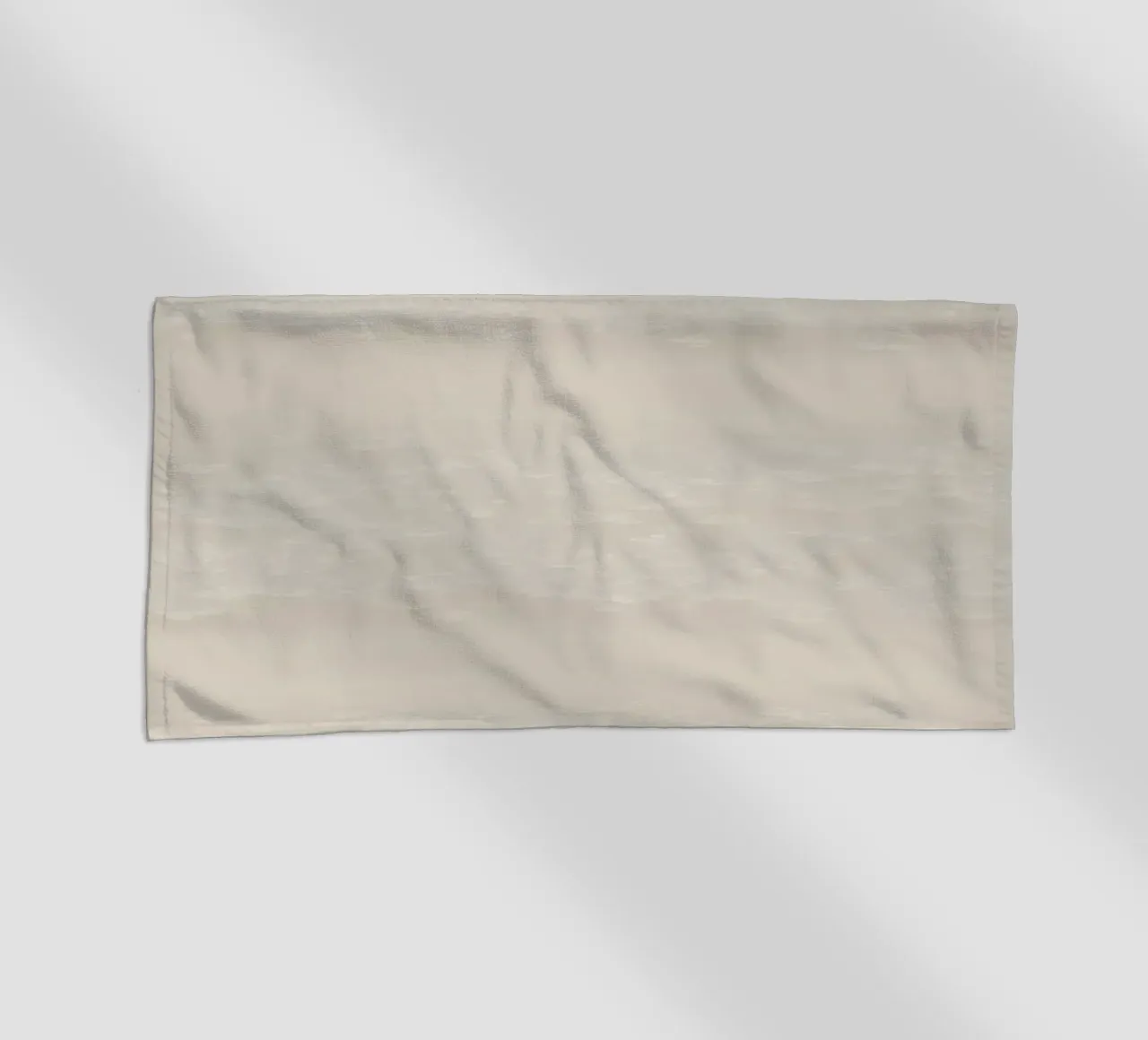Soft textured beige abstract background design beach towel by DesignDoodle