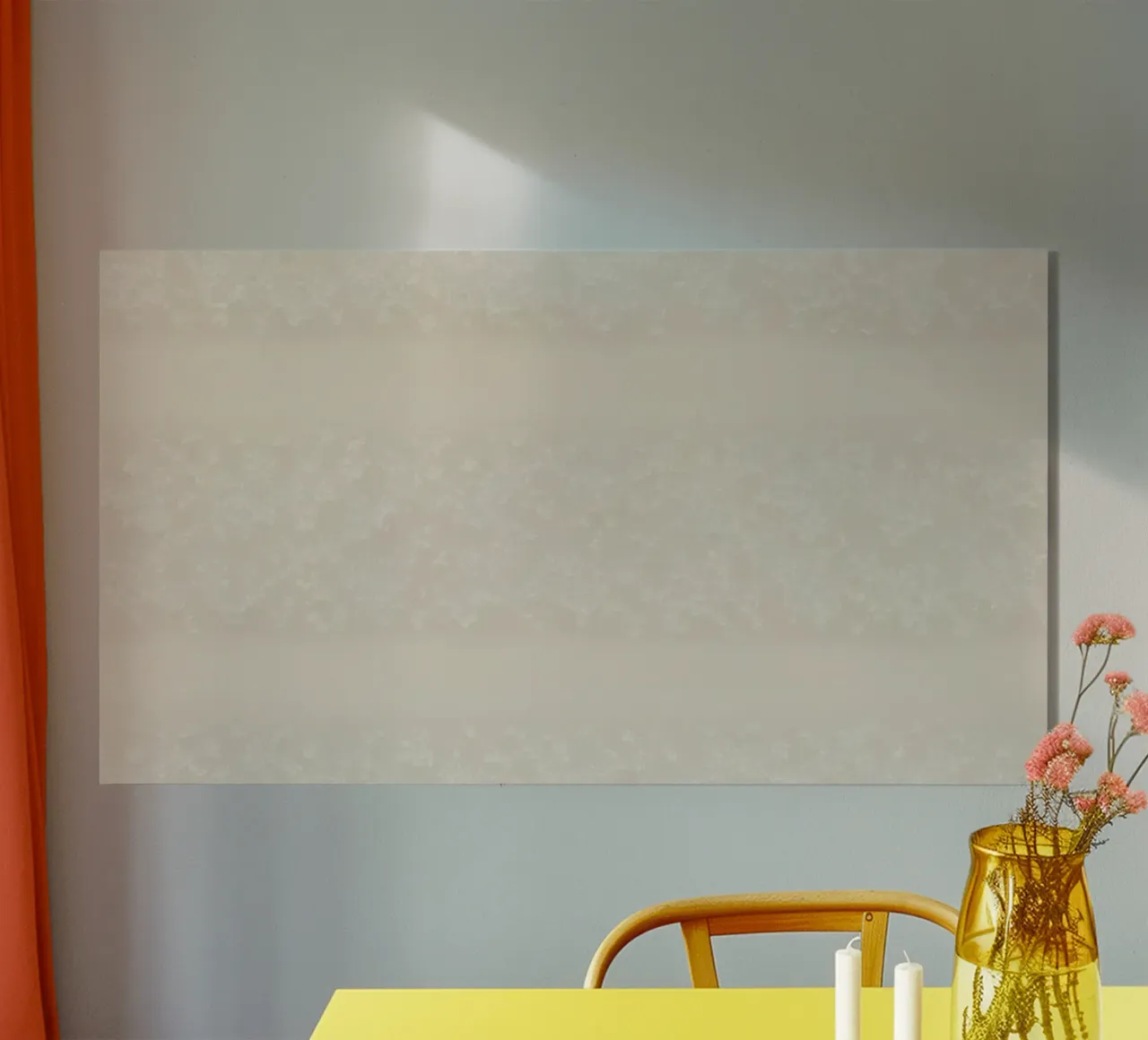 Soft textured beige abstract background design acrylic glass by DesignDoodle