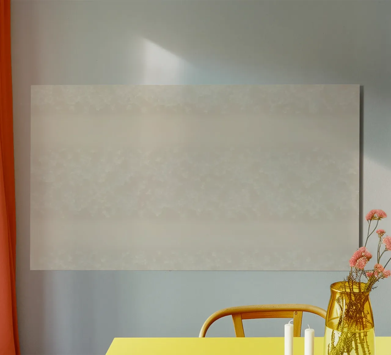 Soft textured beige abstract background design alu-dibond by DesignDoodle