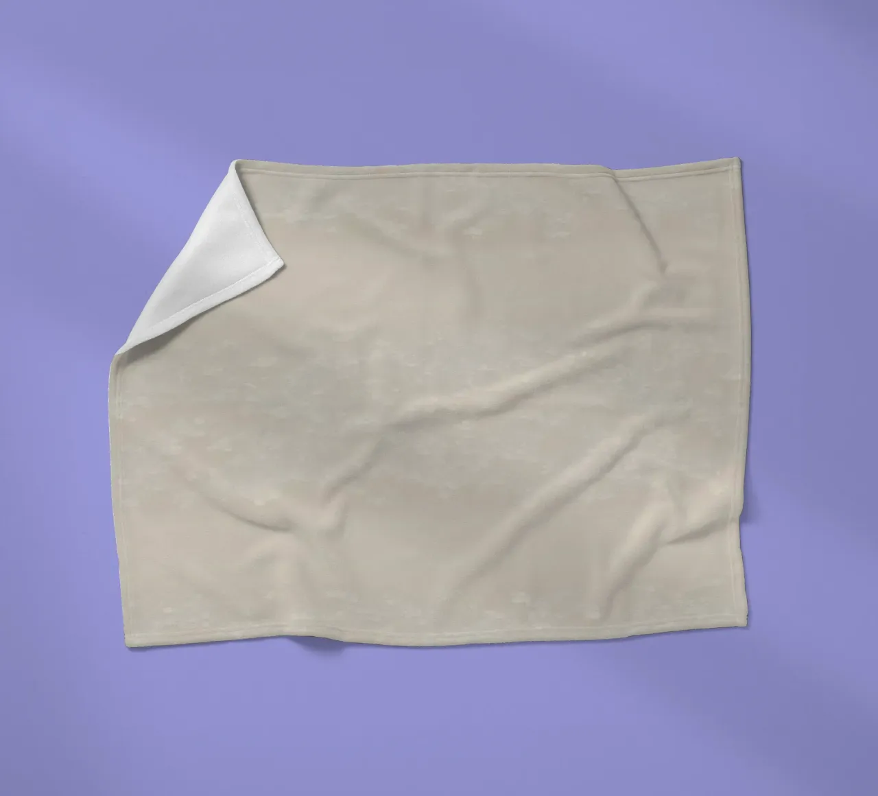 Zacht beige abstract achtergrondontwerp fleecedeken van DesignDoodle