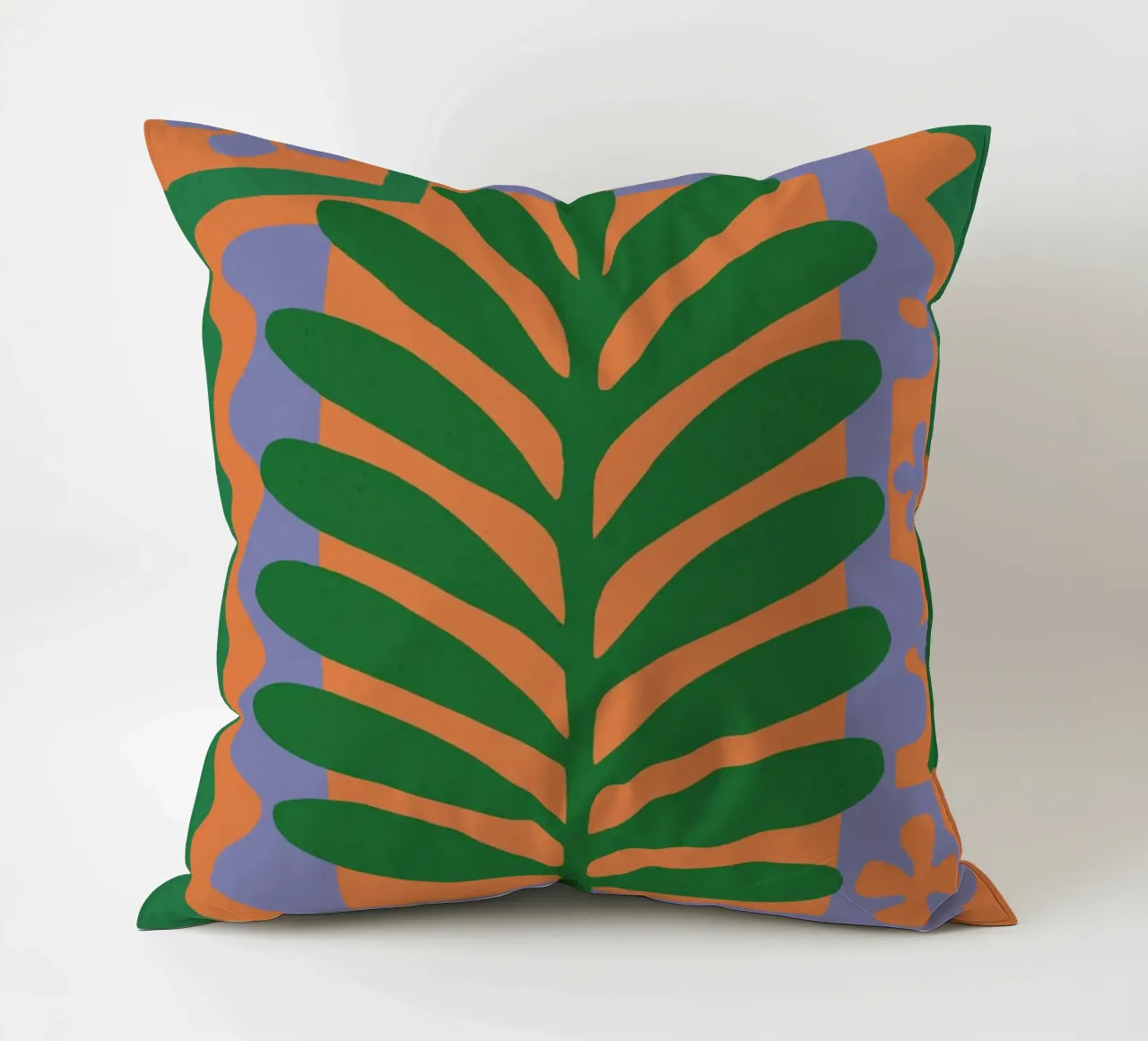 Green Tamo Leaf No 02 cuscino da treechild
