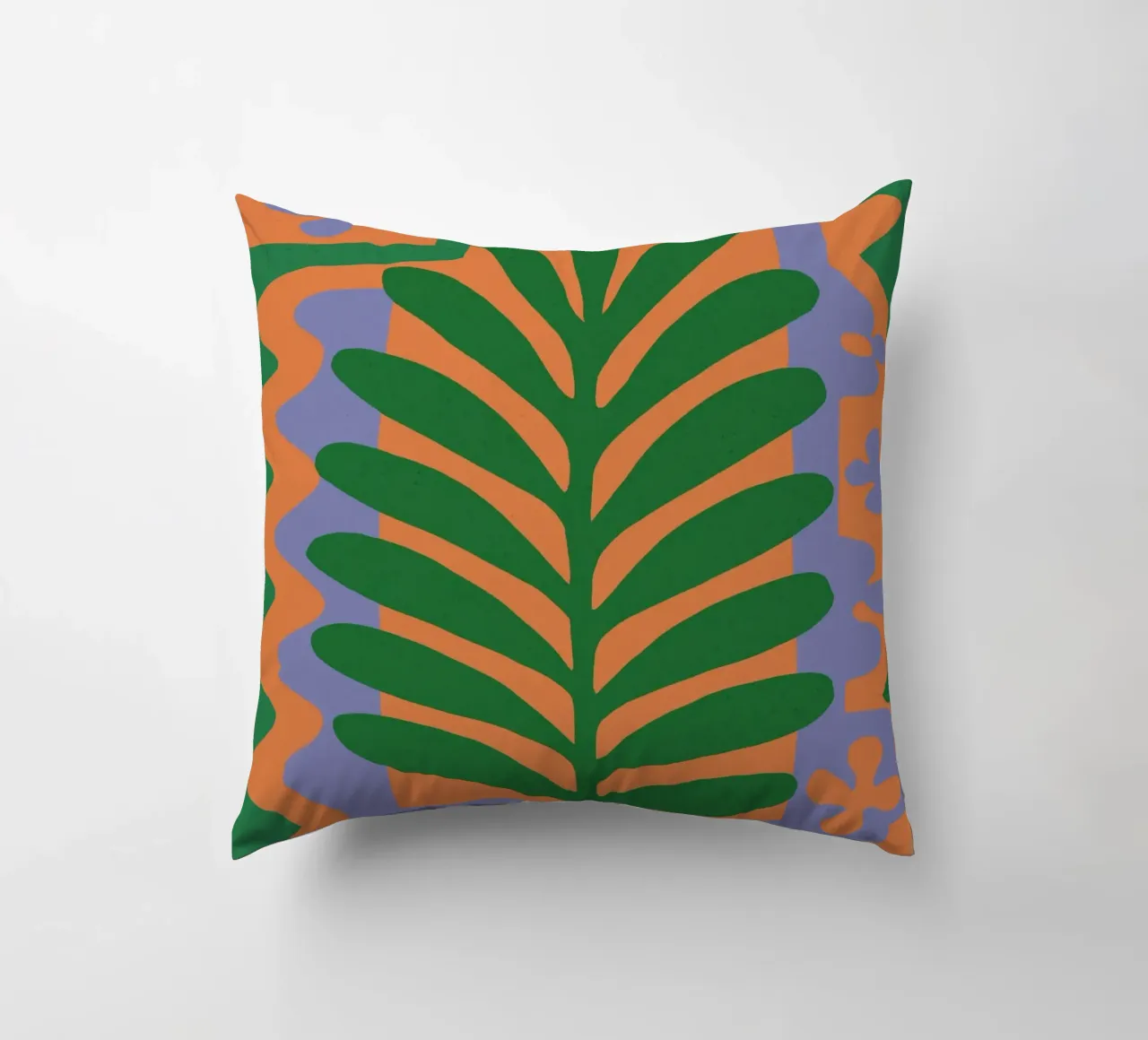 Green Tamo Leaf No 02 cuscino da treechild