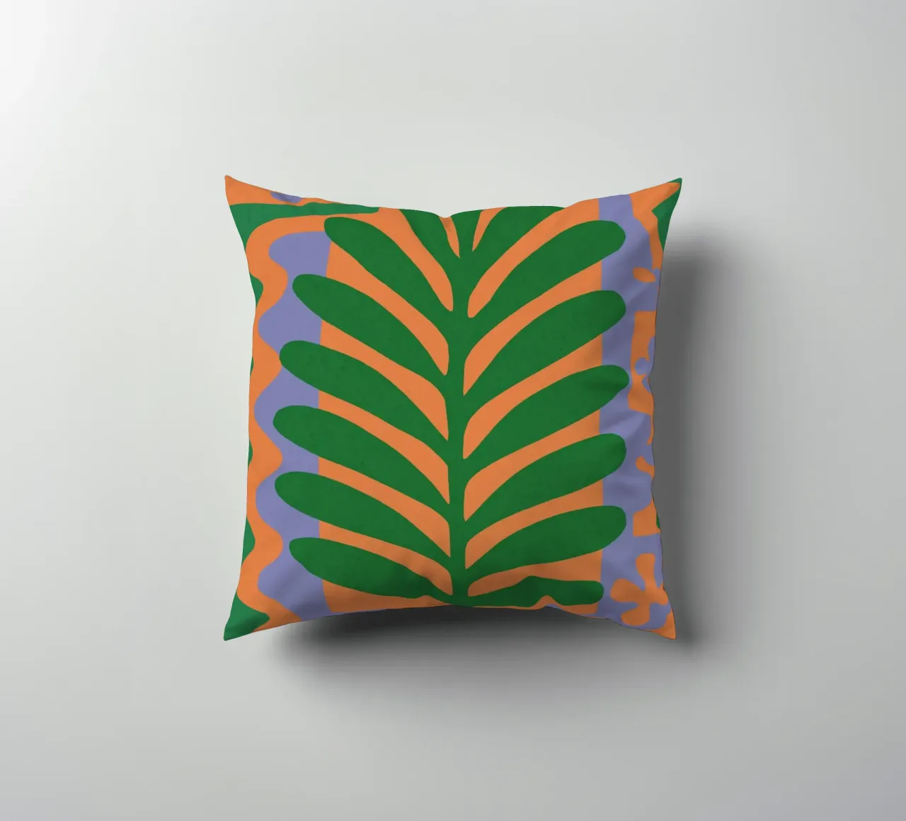 Green Tamo Leaf No 02 cuscino da treechild