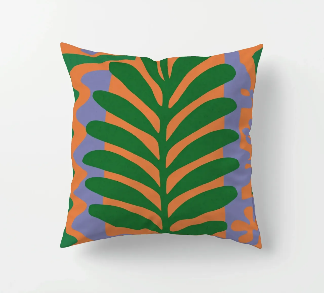 Green Tamo Leaf No 02 cuscino da treechild