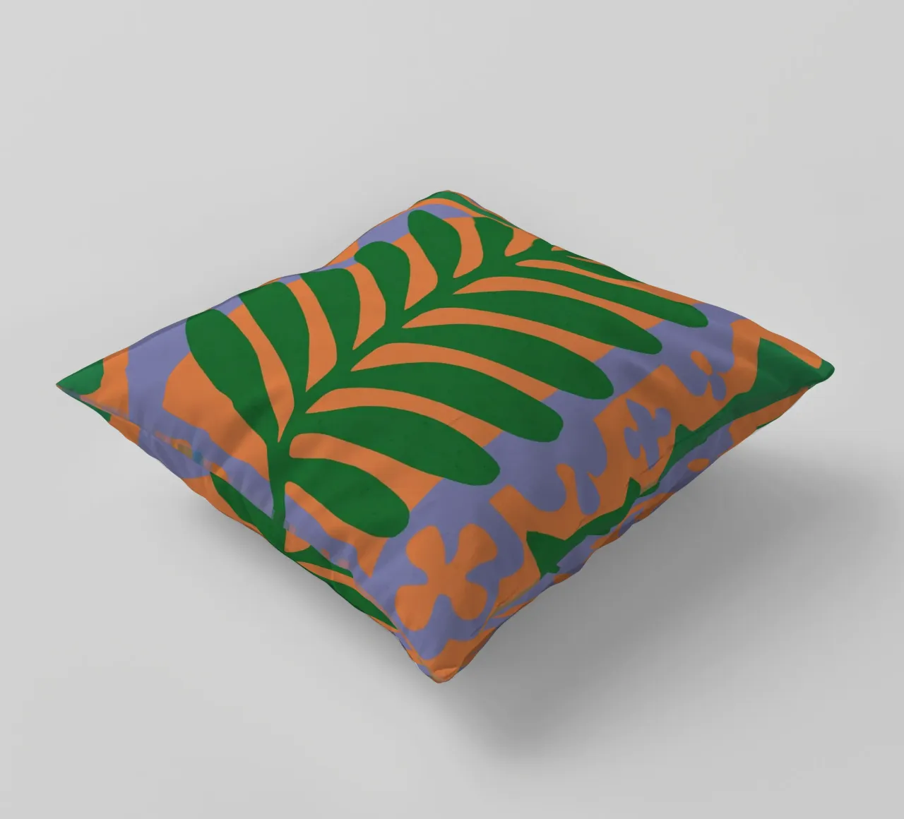 Green Tamo Leaf No 02 cuscino da treechild