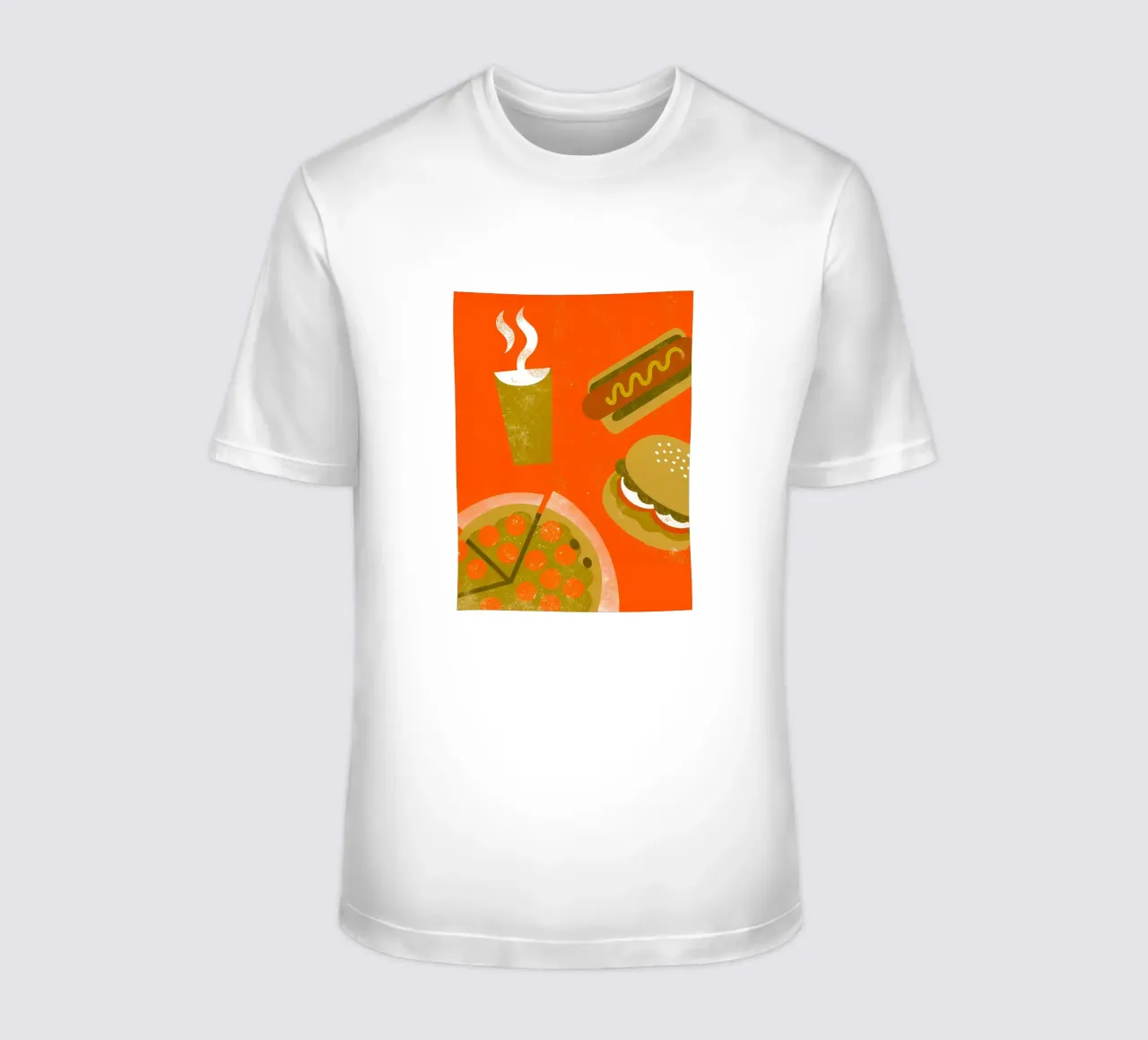Retro Pop Fast Food t-shirt da THE LATEST SHOP