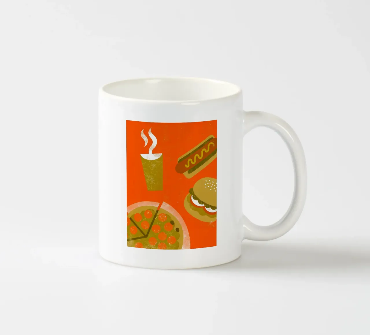Retro Pop Fast Food tazza in ceramica da THE LATEST SHOP