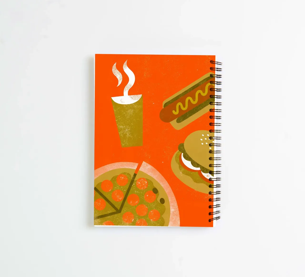 Retro Pop Fast Food spiral notebook by THE LATEST SHOP