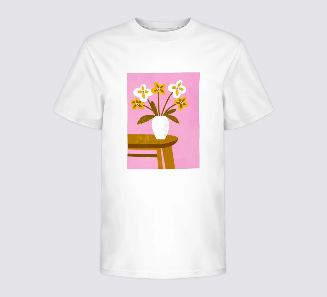 Retro Pop Flower Vase kids t-shirt by THE LATEST SHOP