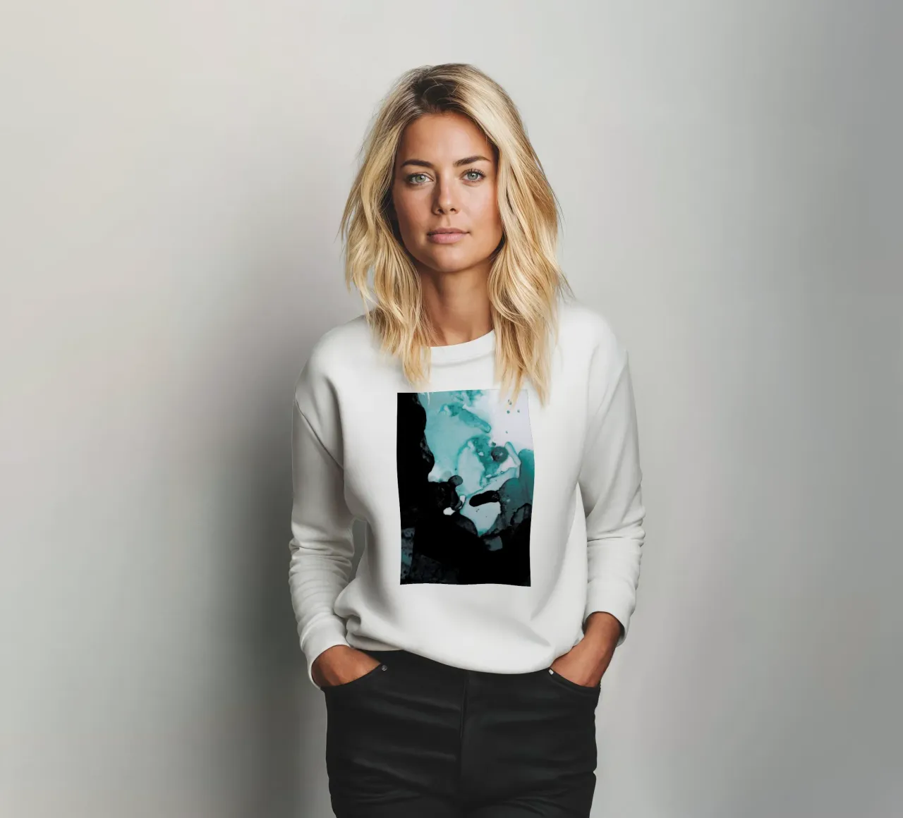 Abstract Forest 1 of 3 felpa da Studio Nahili