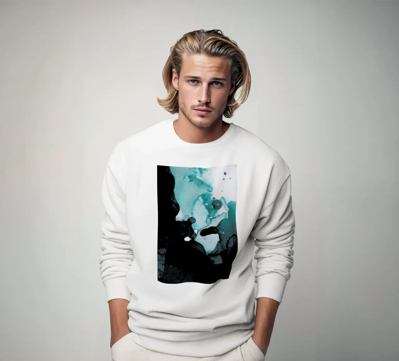 Abstract Forest 1 of 3 felpa da Studio Nahili