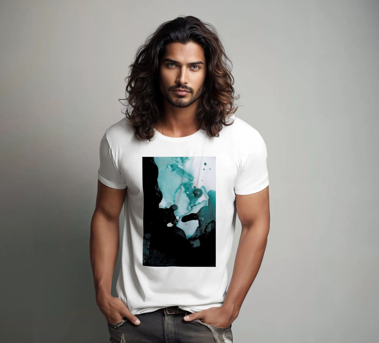 Abstract Forest 1 of 3 t-shirt da Studio Nahili