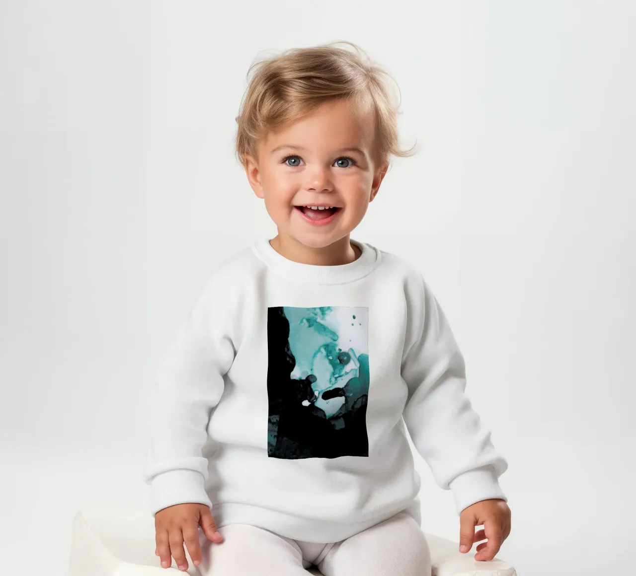 Abstract Forest 1 of 3 felpa neonato da Studio Nahili