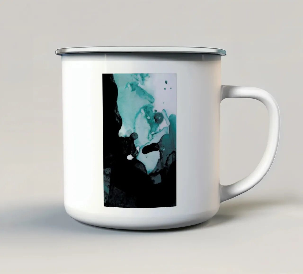 Abstract Forest 1 of 3 tazza in smalto da Studio Nahili