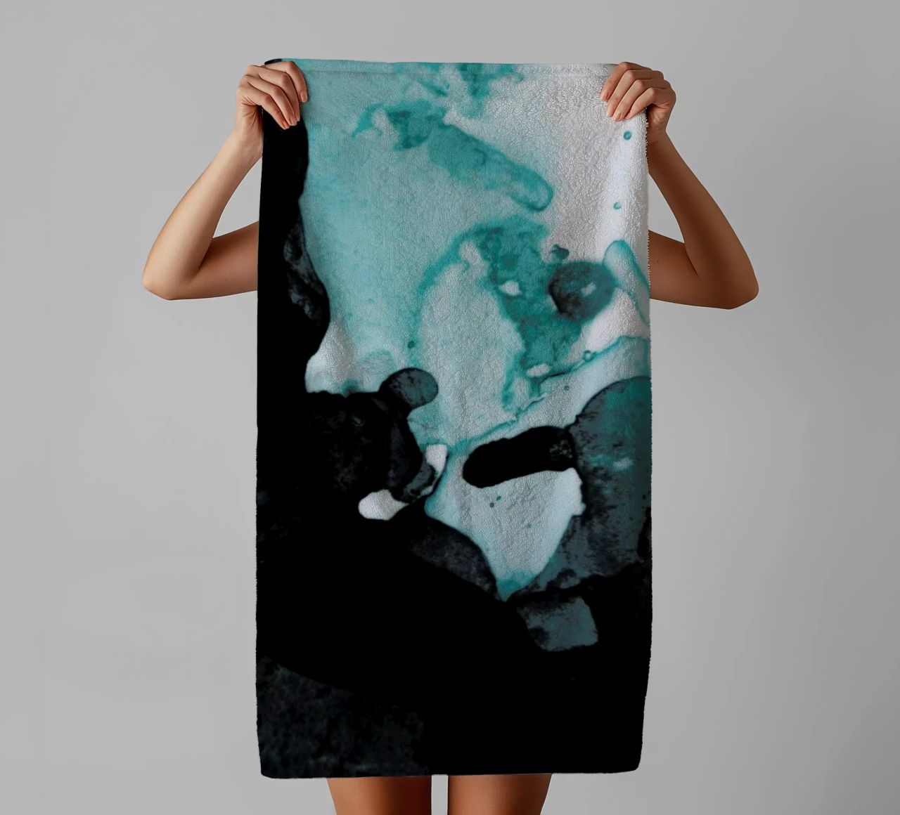Abstract Forest 1 of 3 asciugamano da bagno da Studio Nahili