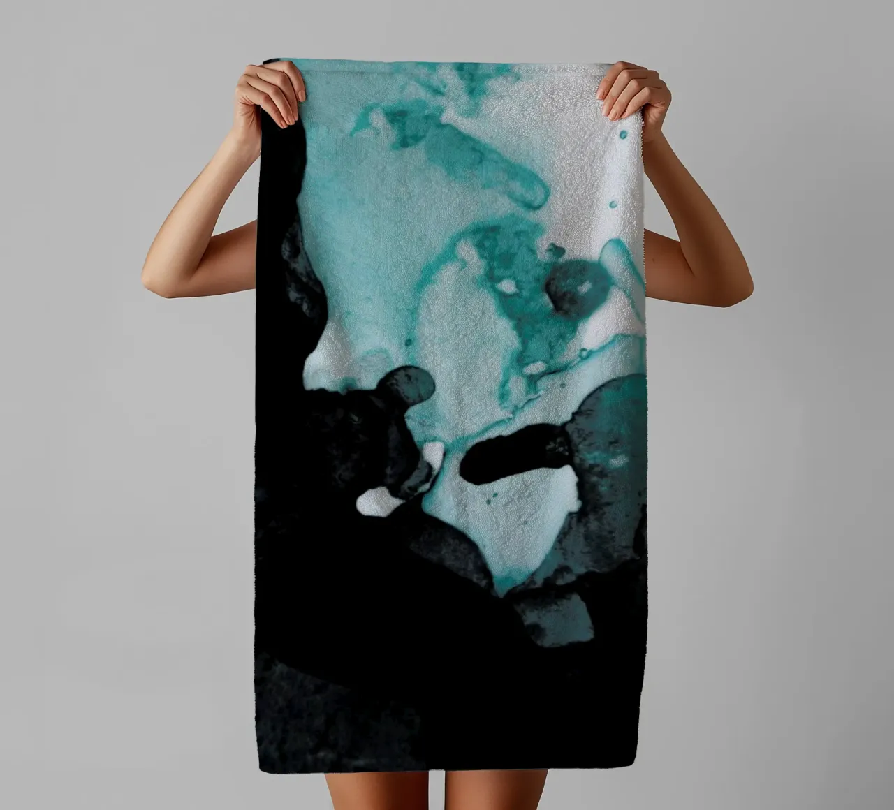 Abstract Forest 1 of 3 asciugamano da bagno da Studio Nahili
