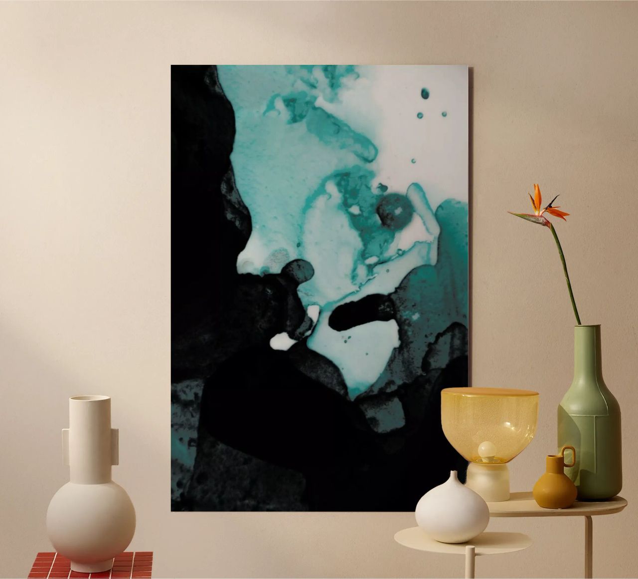 Abstract Forest 1 of 3 alluminio dibond da Studio Nahili