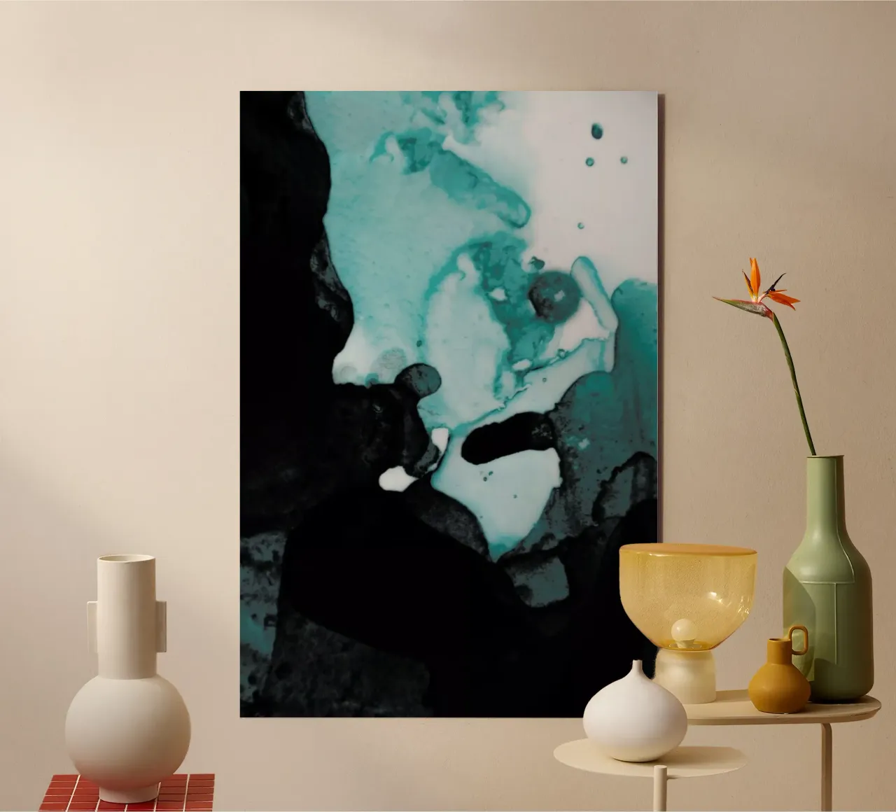 Abstract Forest 1 of 3 alluminio dibond da Studio Nahili