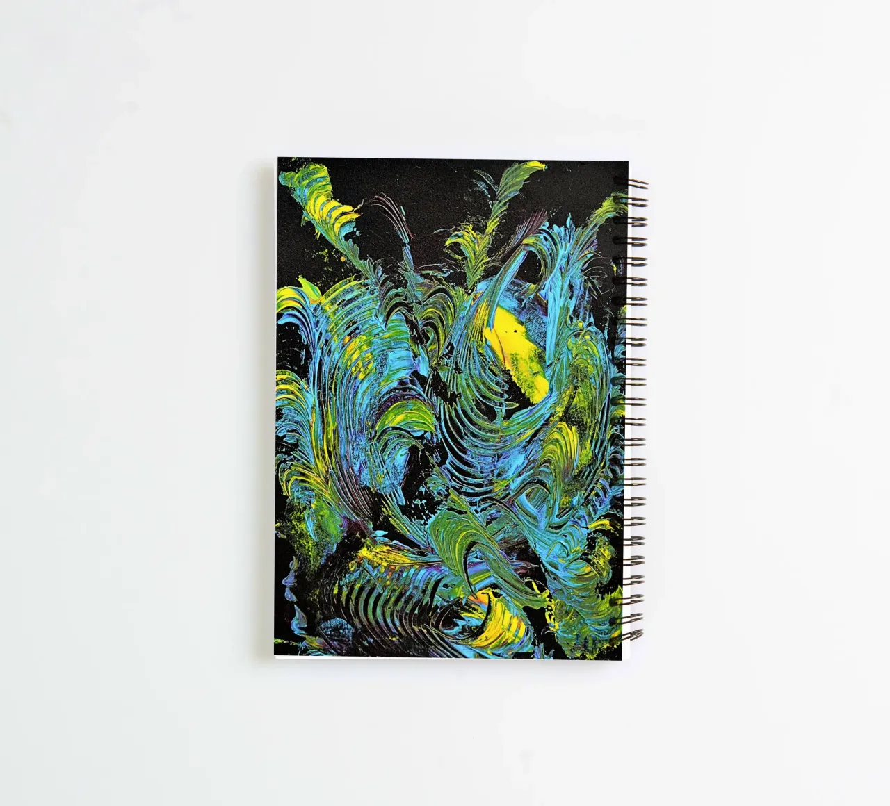 MESSAGE FROM THE HEART 18 diario ad anelli da Thierry Vobmann Abstract painting