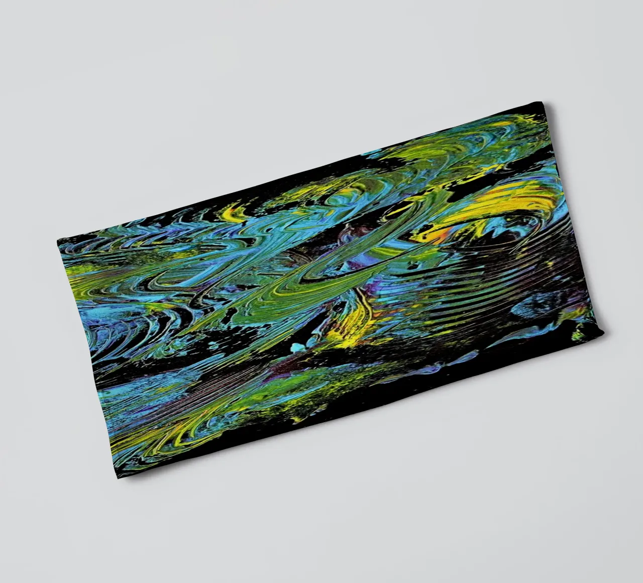 MESSAGE FROM THE HEART 18 asciugamano da bagno da Thierry Vobmann Abstract painting