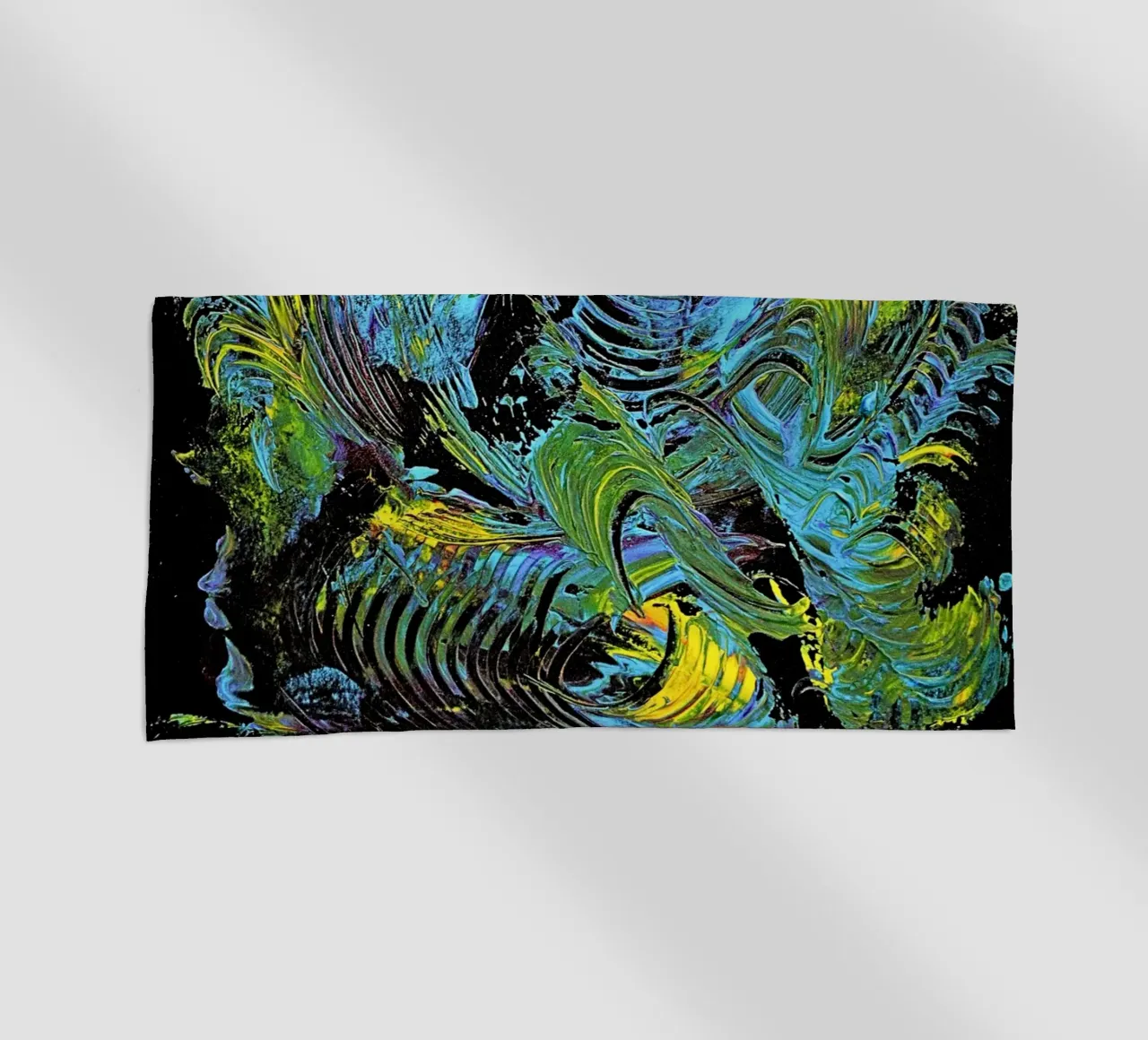 MESSAGE FROM THE HEART 18 telo mare da Thierry Vobmann Abstract painting