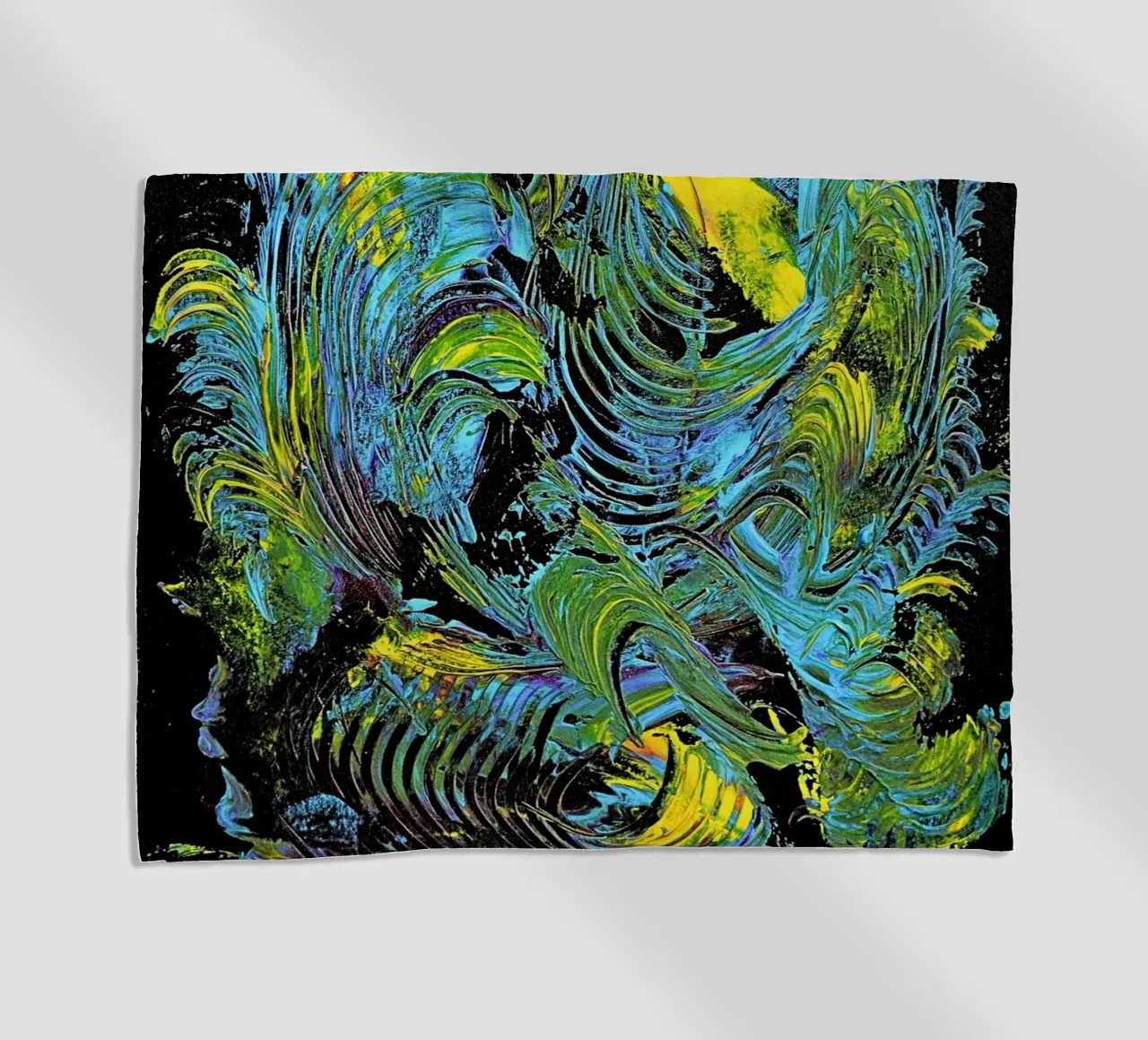 MESSAGE FROM THE HEART 18 telo mare da Thierry Vobmann Abstract painting