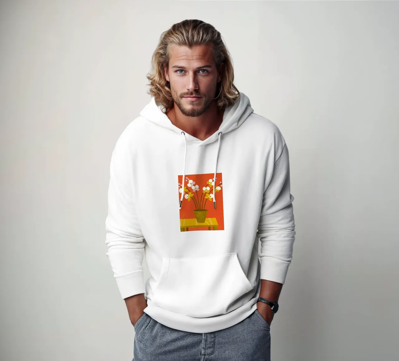 Florero Retro Pop sudadera con capucha de THE LATEST SHOP