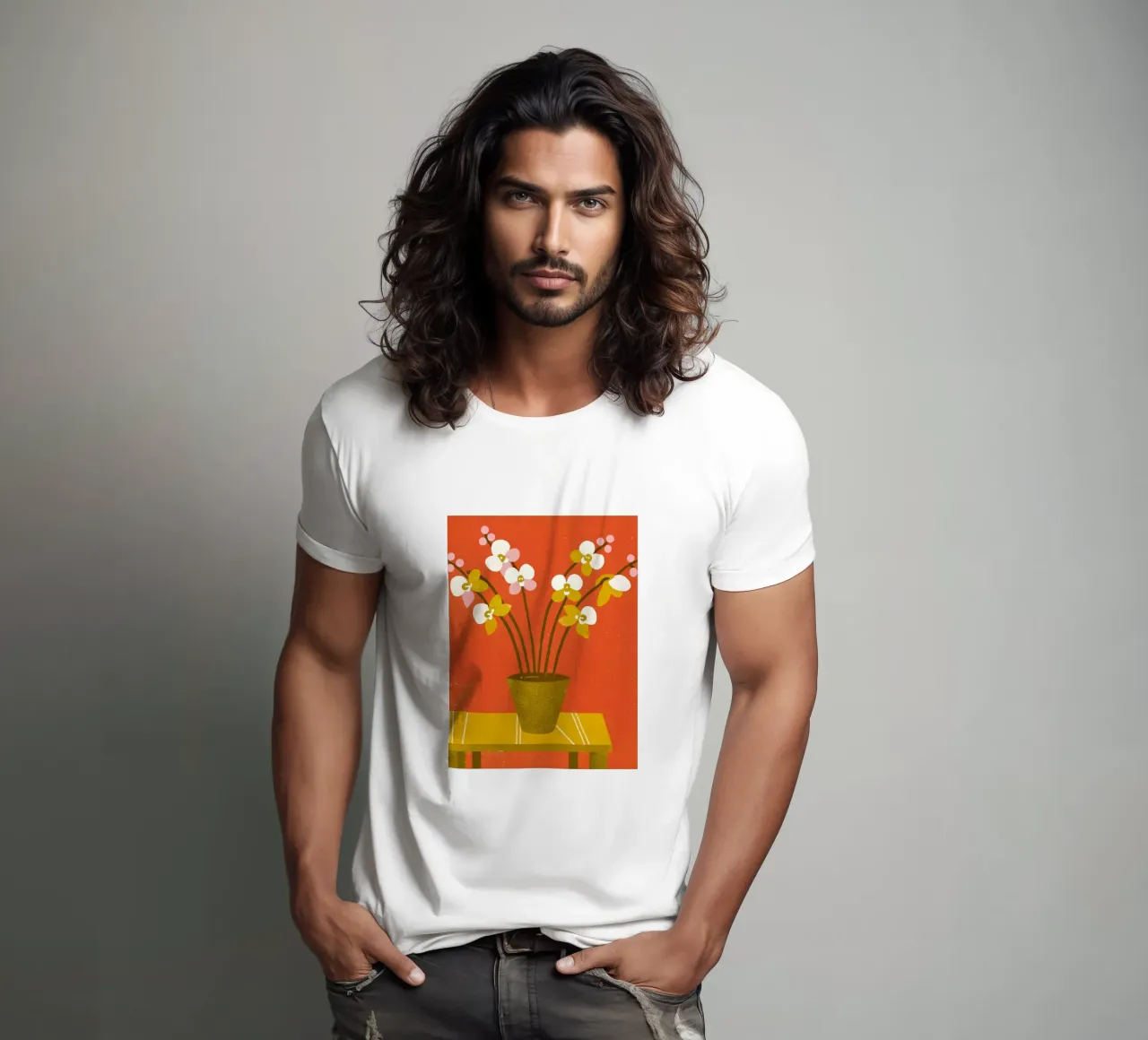 Vaso di fiori retrò pop t-shirt da THE LATEST SHOP