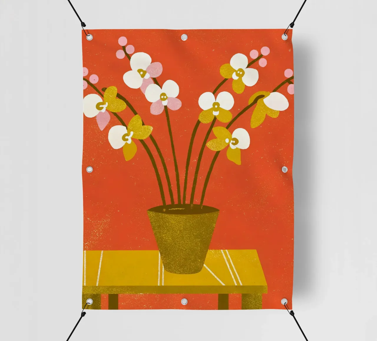 Vaso di fiori retrò pop telo in pvc da THE LATEST SHOP