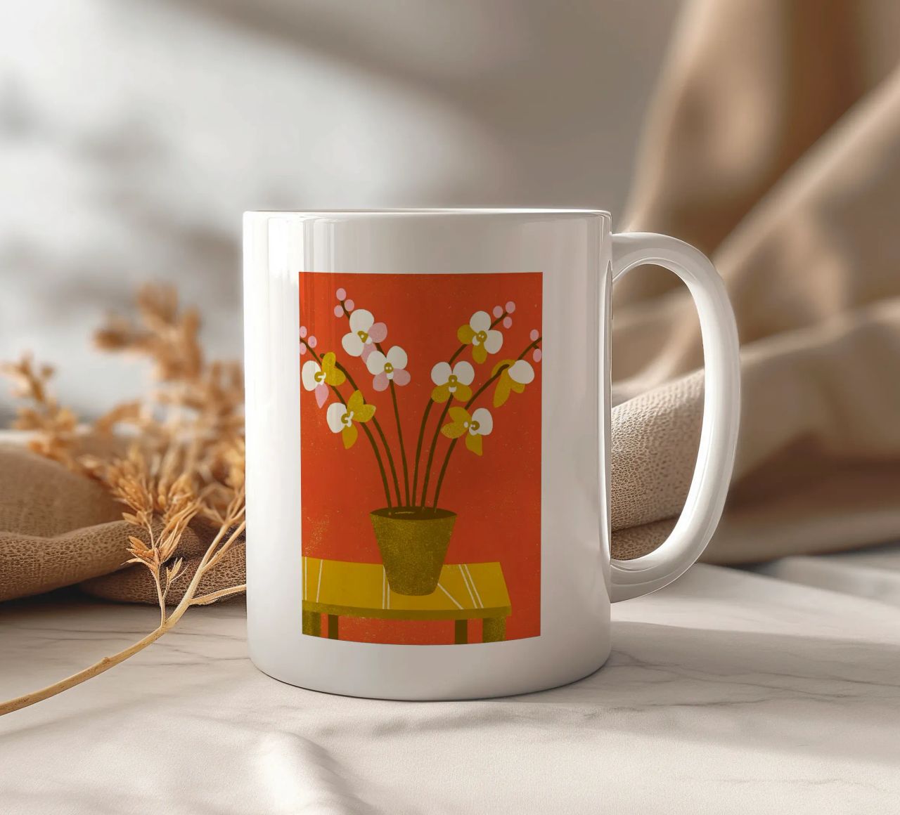 Vaso di fiori retrò pop tazza in ceramica da THE LATEST SHOP