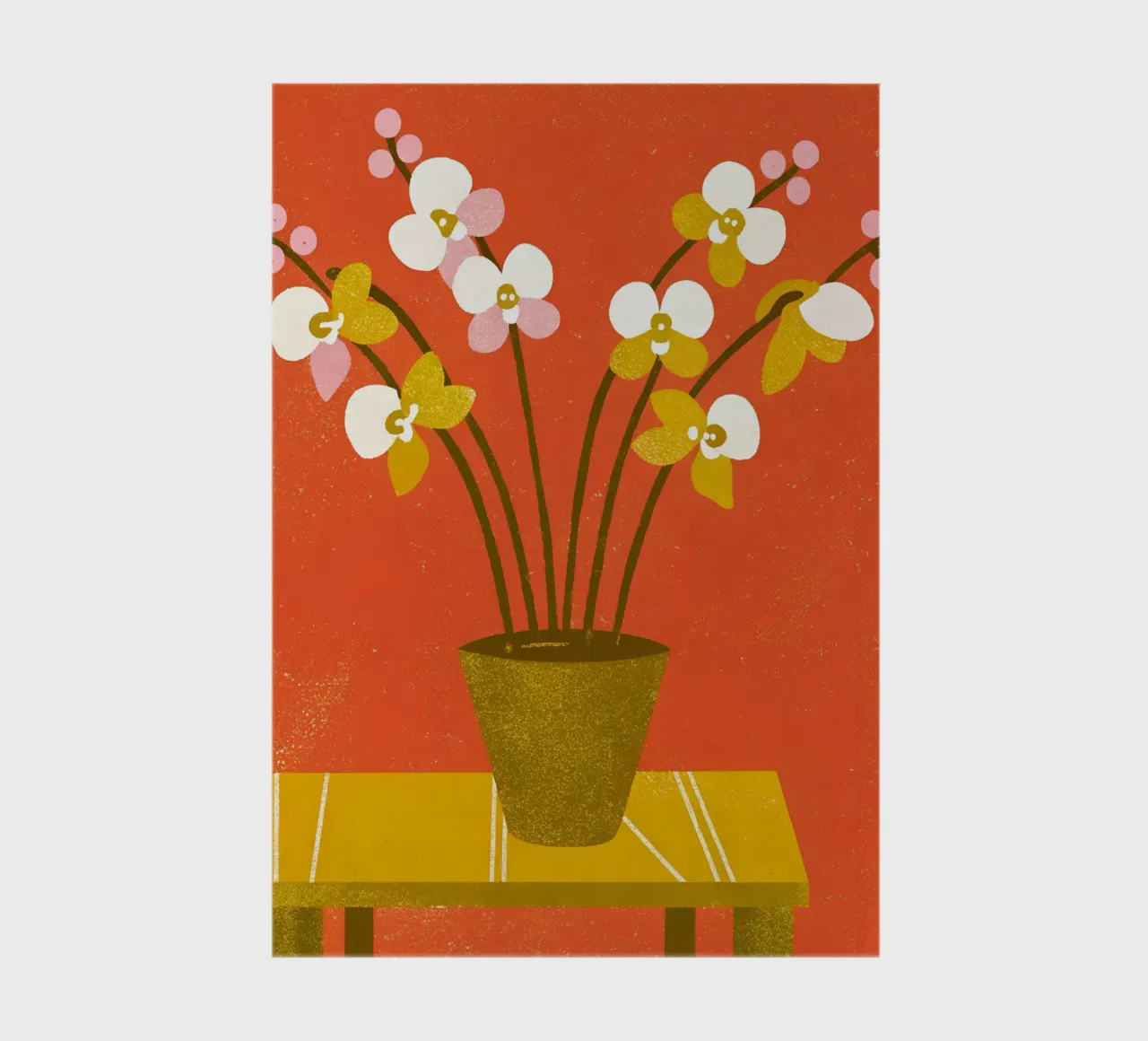 Retro Pop Flower Vase notebook by THE LATEST SHOP