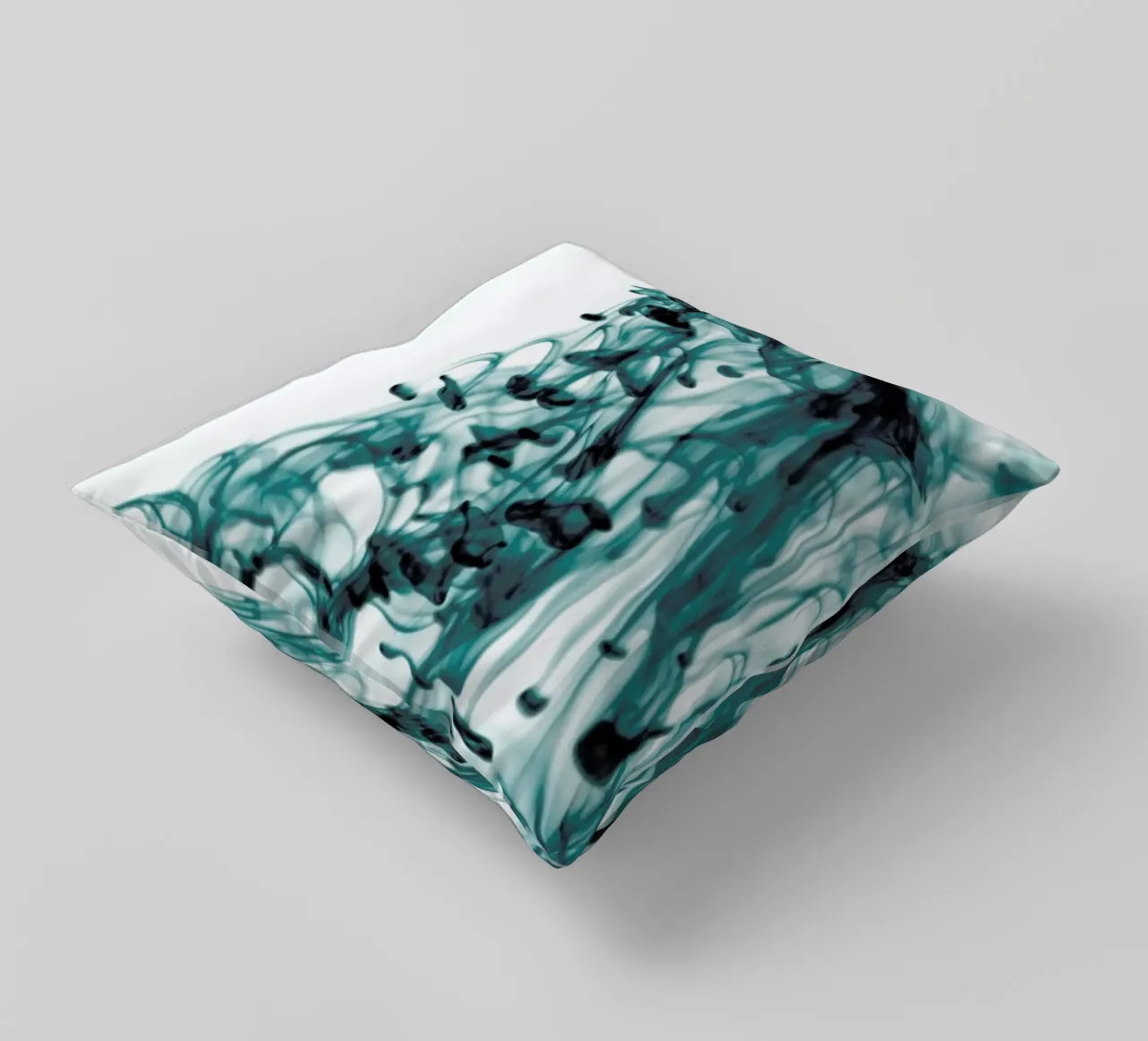 ABSTRACT movement - forest greens cuscino da Studio Nahili