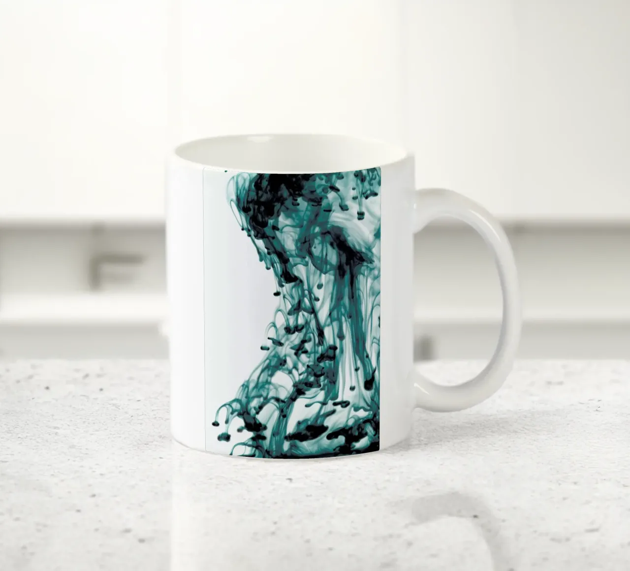 ABSTRACT movement - forest greens tazza in ceramica da Studio Nahili