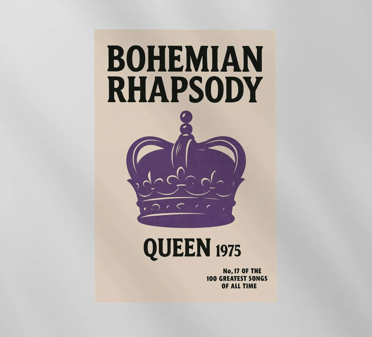 No. 17 – Bohemian Rhapsody Art Print pellicola backlit da Studio Mooodz