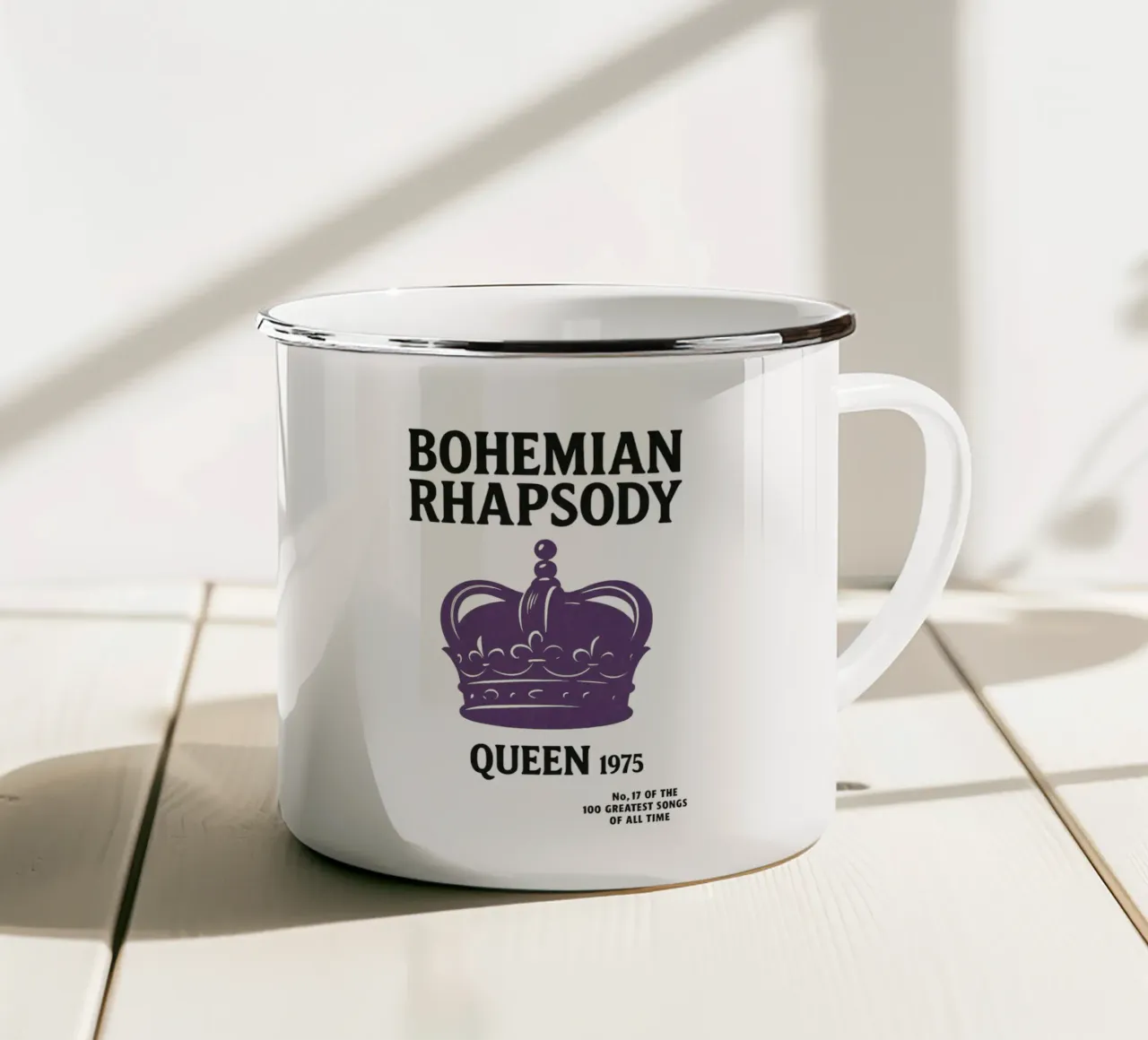 No. 17 – Bohemian Rhapsody Art Print tazza in smalto da Studio Mooodz