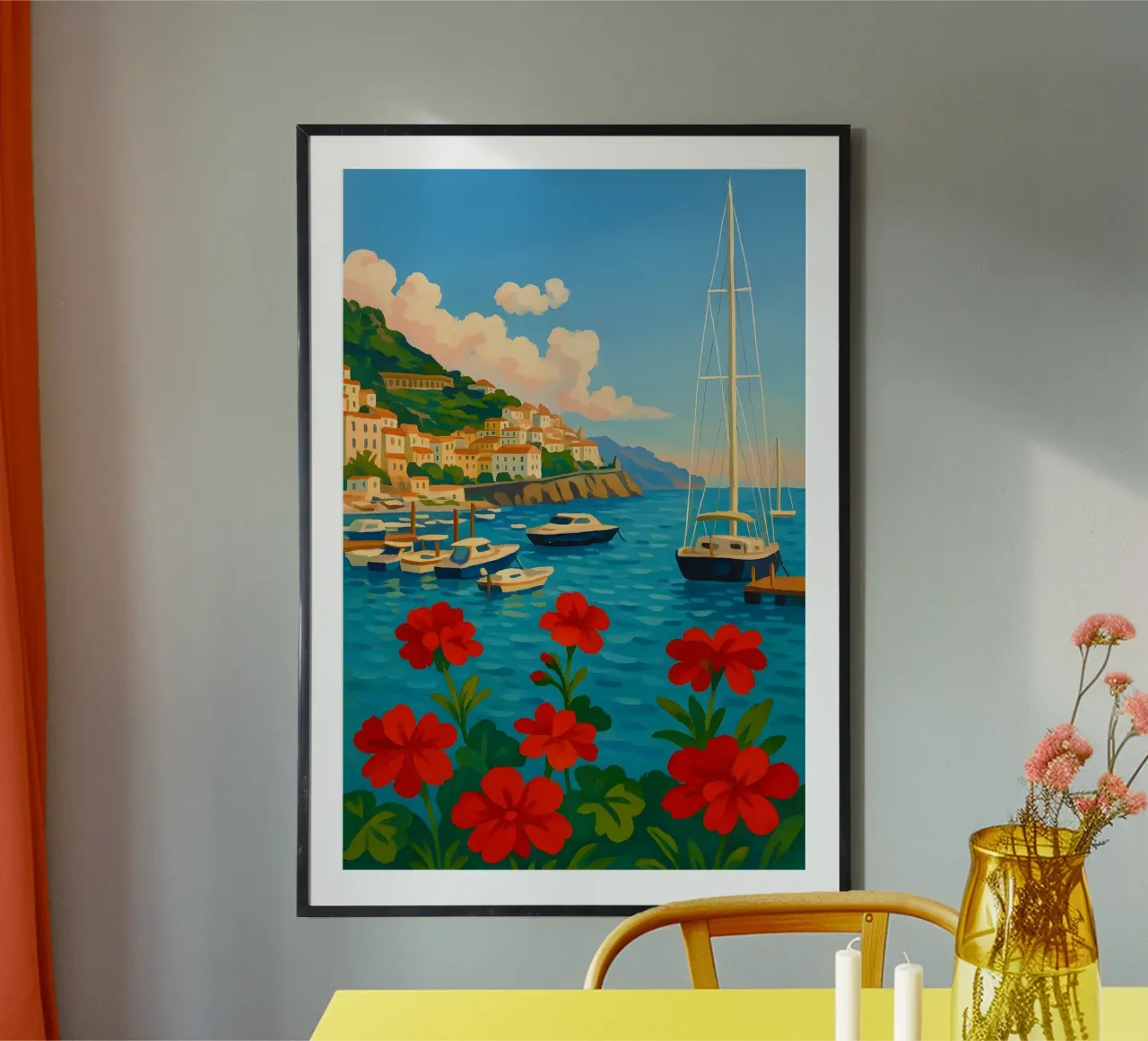 Amalfi Glow I poster da Aquarevo