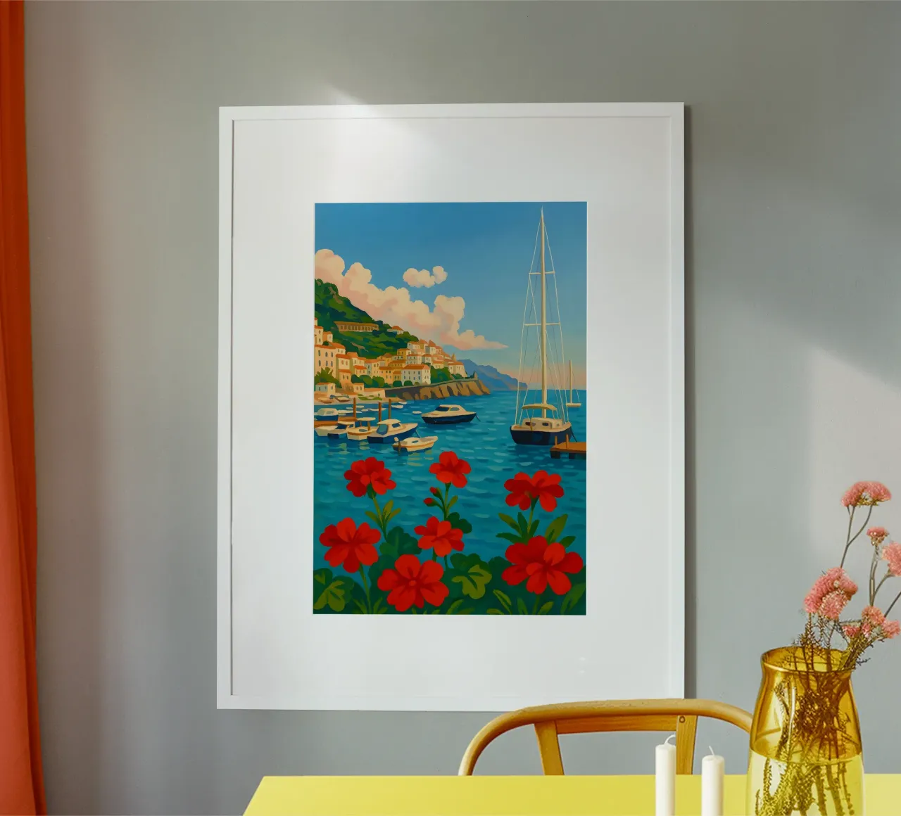 Amalfi Glow I poster da Aquarevo