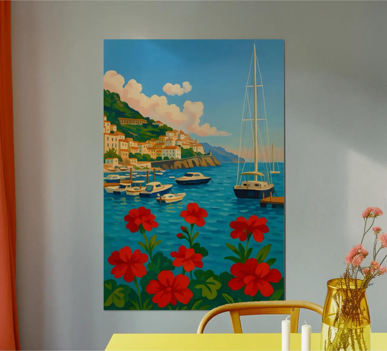 Amalfi Glow I poster da Aquarevo