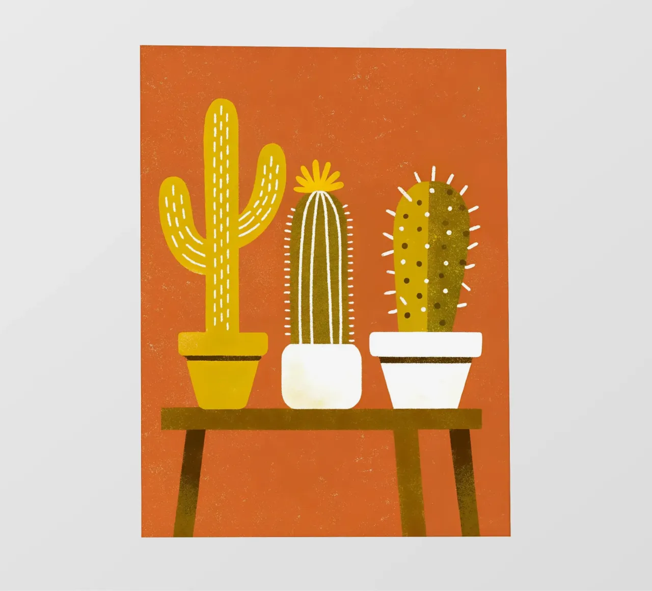 Retro Pop Cactus pellicola backlit da THE LATEST SHOP