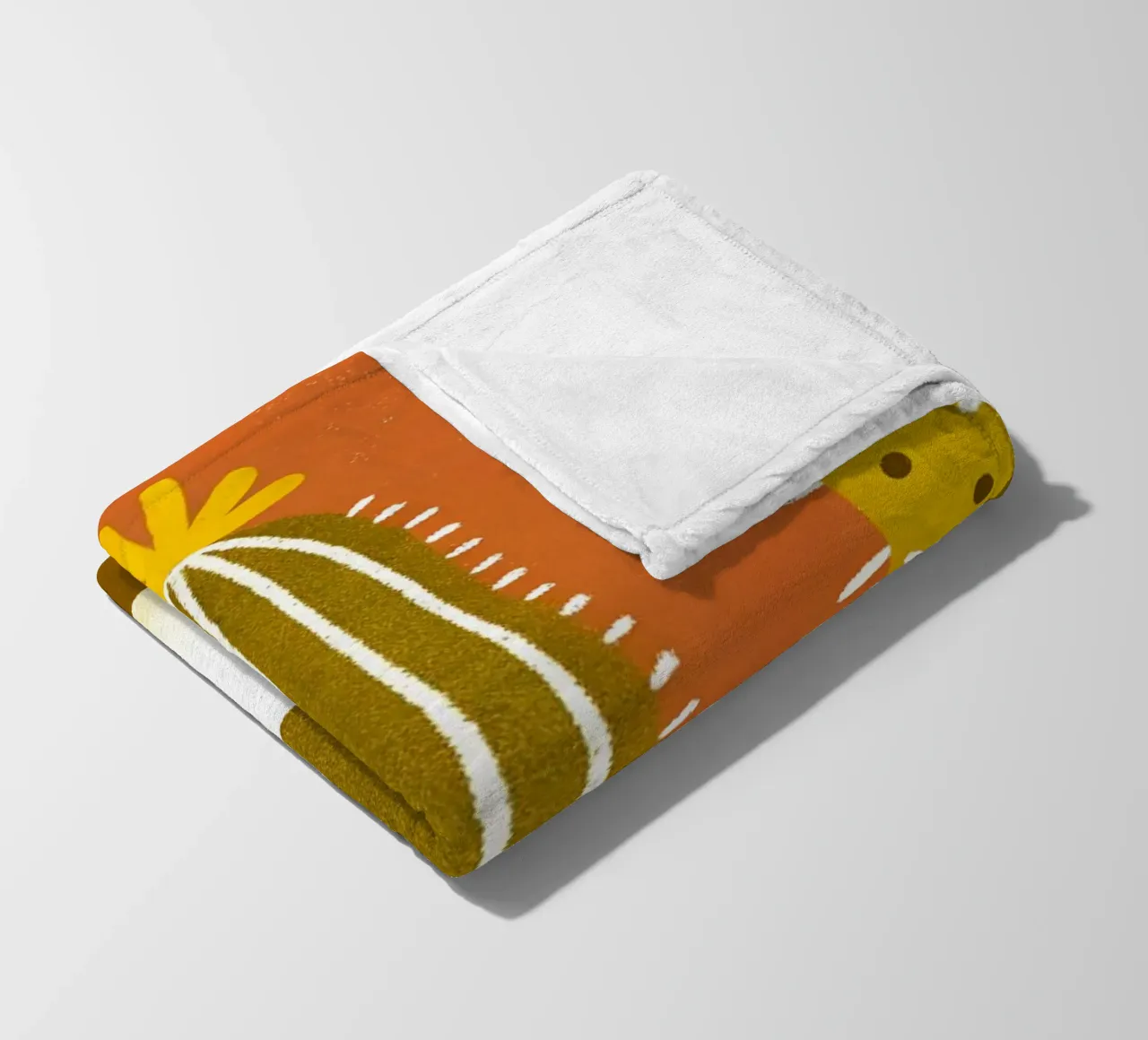 Retro Pop Cactus coperta in pile da THE LATEST SHOP