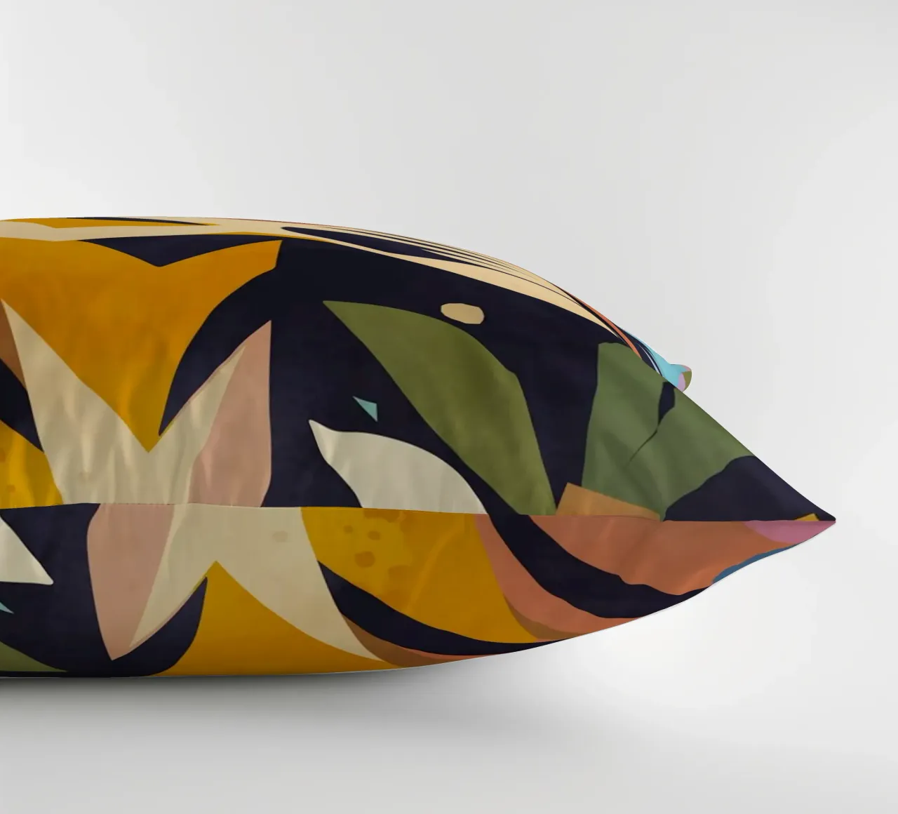 Abstract tiger in an artistic style - Powerful motif decorative cushion by namosh