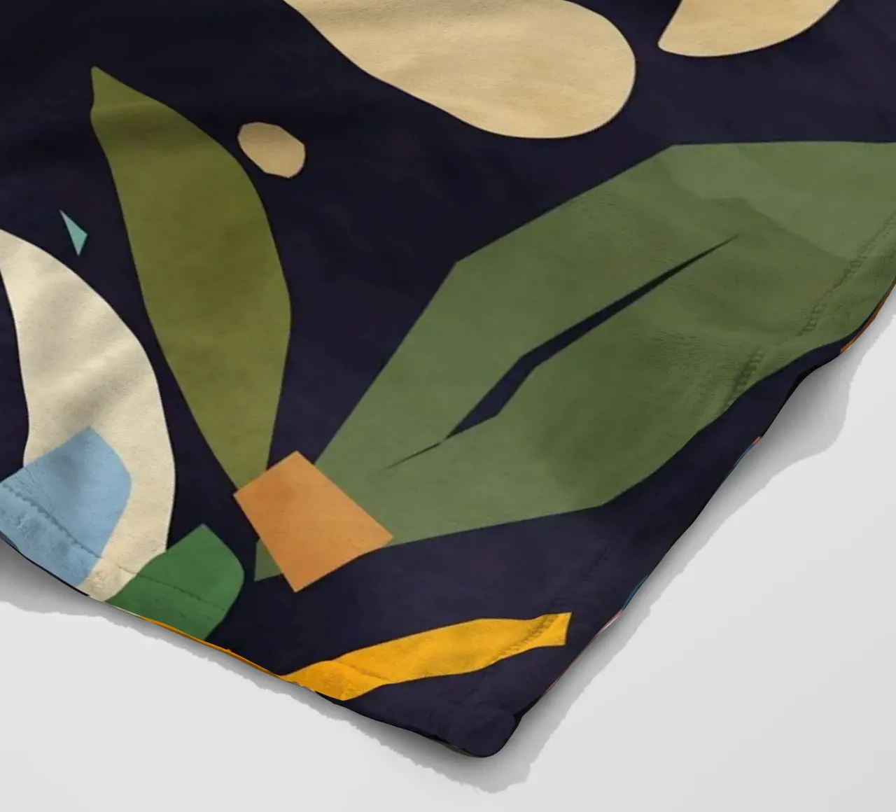 Abstrakter Tiger im künstlerischen Stil – Kraftvolles Motiv Fleecedecke von namosh