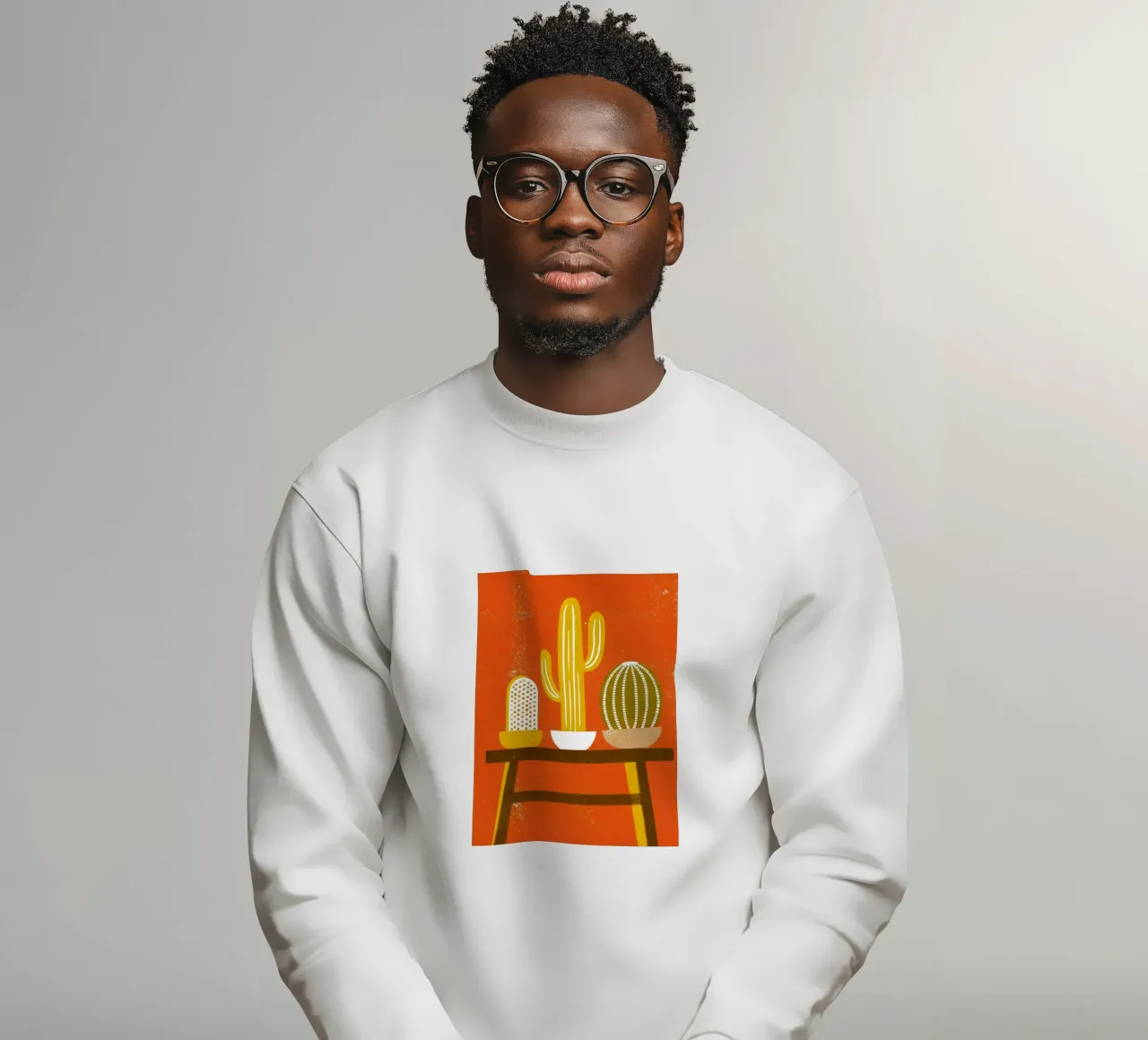 Retro Pop Cactus felpa da THE LATEST SHOP