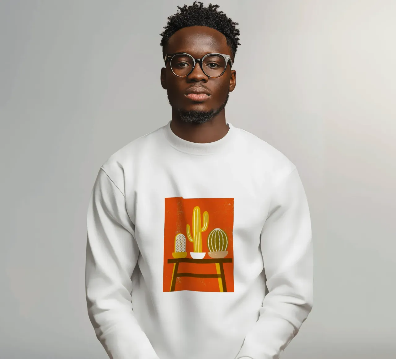Retro Pop Cactus felpa da THE LATEST SHOP