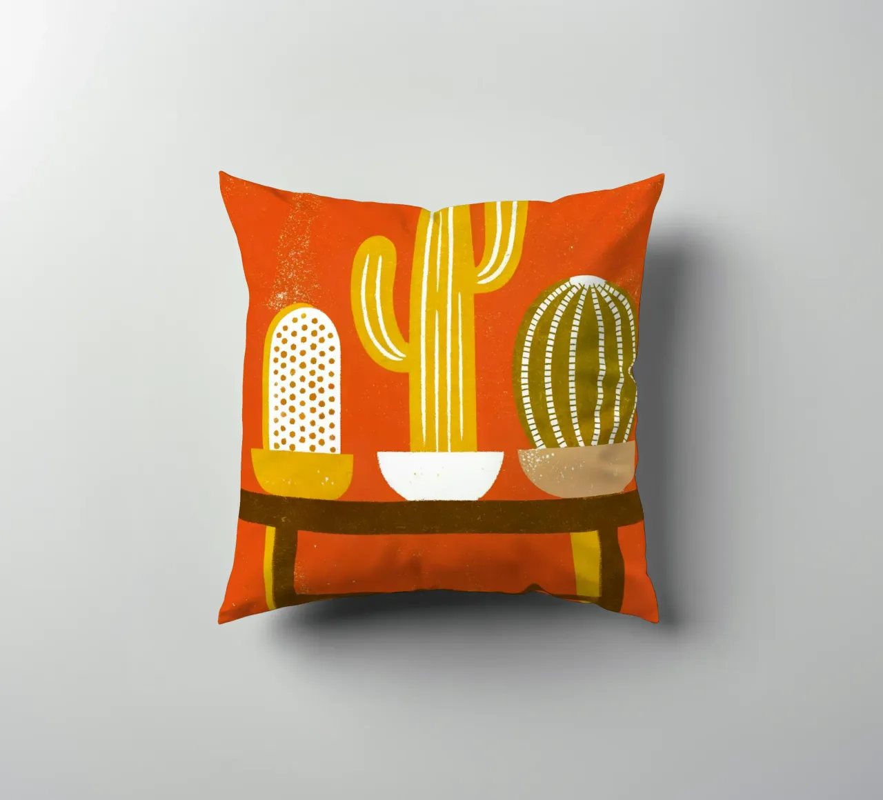 Retro Pop Cactus cuscino da THE LATEST SHOP