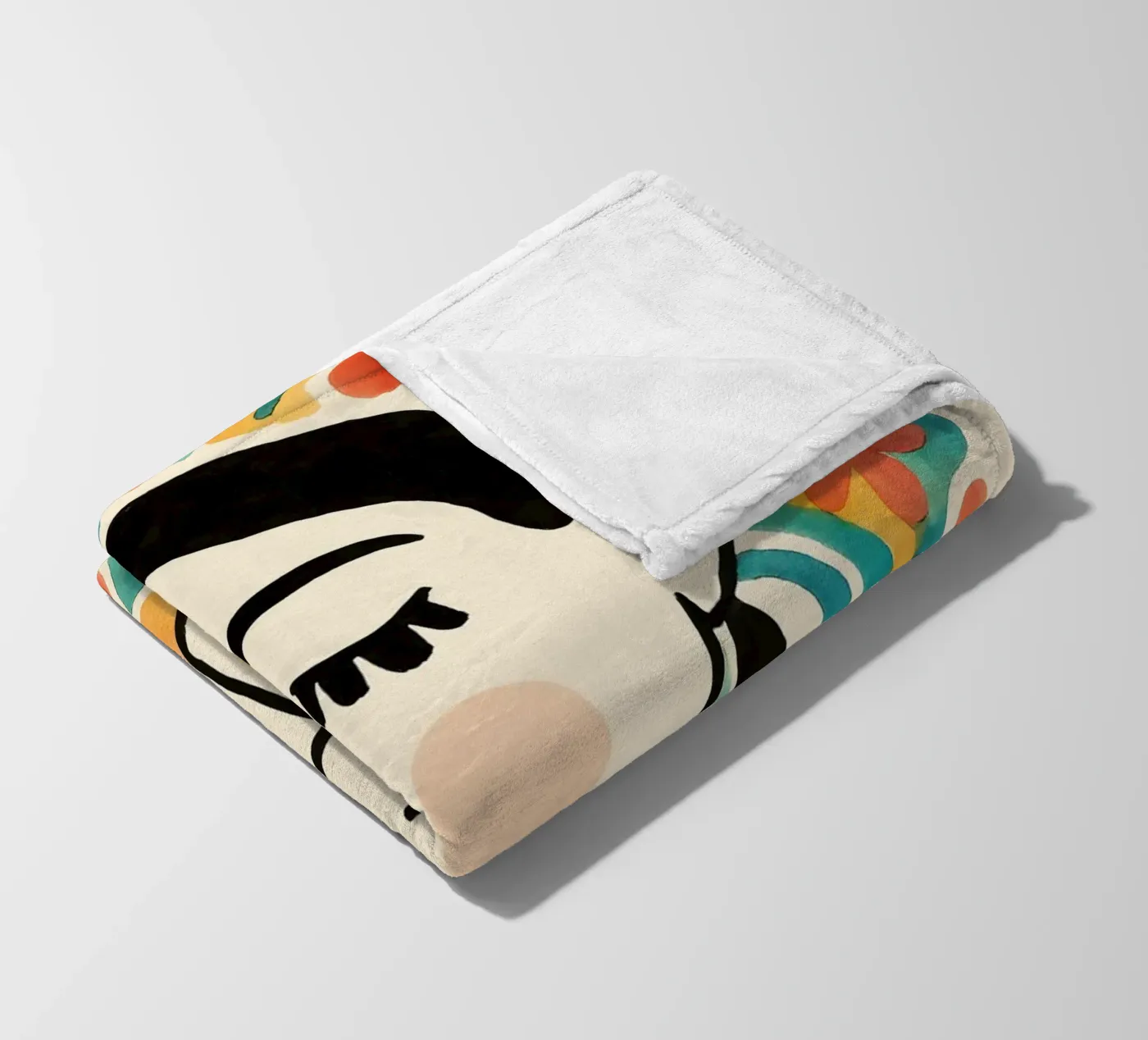 Blooming Mind coperta in pile da treechild