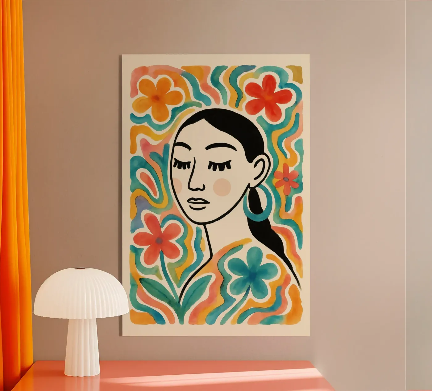 Blooming Mind plexiglas de treechild