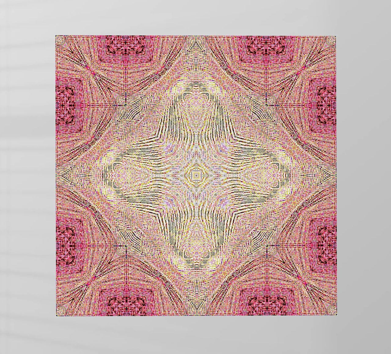 Ornamento in rosa con texture finemente strutturata pellicola backlit da Gürsel Yesil Digital Art